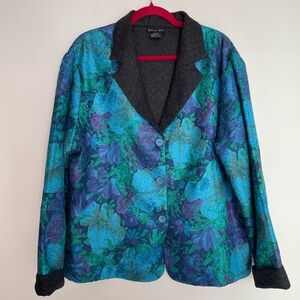 Tally Ho Women’s Floral Blazer Size XL